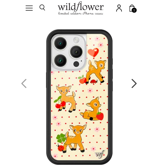 WILDFLOWER LIMITED EDITION OH DEER IPHONE 16 PRO CASE - Picture 6 of 6